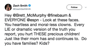 Illustration for article titled Zach Smith Is Having A Public Meltdown